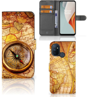 B2Ctelecom GSM Hoesje OnePlus Nord N100 Magnet Case Kompas