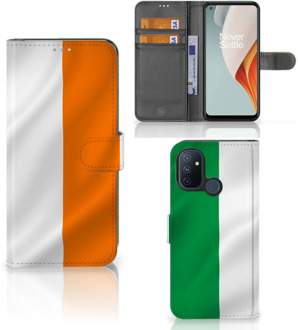 B2Ctelecom GSM Hoesje OnePlus Nord N100 Telefoonhoesje met Pasjeshouder Ierland