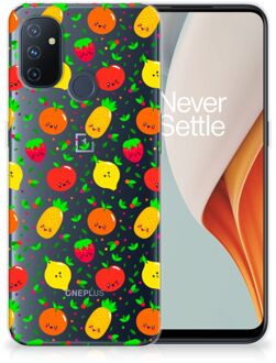 B2Ctelecom GSM Hoesje OnePlus Nord N100 TPU Bumper Doorzichtig Fruits