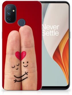 B2Ctelecom GSM Hoesje OnePlus Nord N100 TPU Bumper Super als Valentijnscadeau Liefde