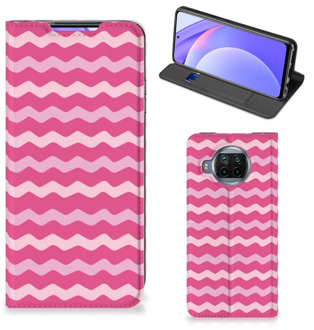 B2Ctelecom GSM Hoesje ontwerpen Xiaomi Mi 10T Lite Fotohoesje Waves Pink