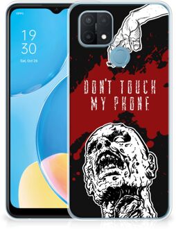 B2Ctelecom GSM Hoesje OPPO A15 Back Case TPU Siliconen Hoesje Zombie Blood