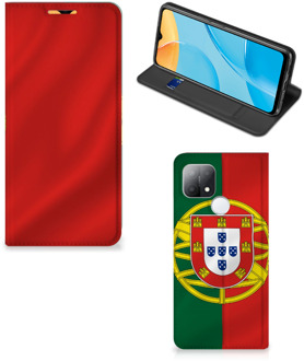 B2Ctelecom GSM Hoesje OPPO A15 Bookcase Portugese Vlag