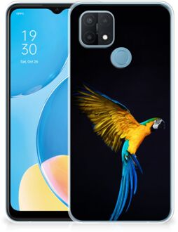 B2Ctelecom GSM Hoesje OPPO A15 Bumper Hoesje Papegaai