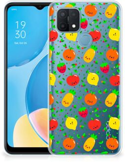 B2Ctelecom GSM Hoesje OPPO A15 TPU Bumper Doorzichtig Fruits