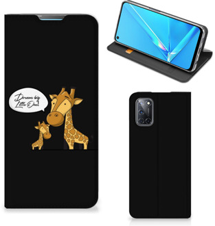 B2Ctelecom GSM Hoesje OPPO A52 | A72 Wallet Case Giraffe