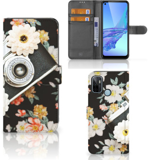 B2Ctelecom GSM Hoesje OPPO A53 | OPPO A53s Bookcover Vintage Camera