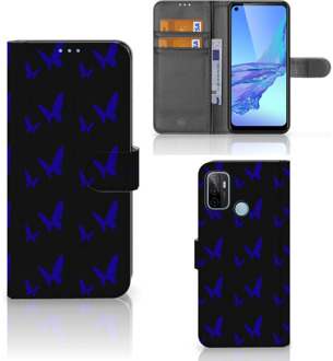 B2Ctelecom GSM Hoesje OPPO A53 | OPPO A53s Flipcase Vlinder Patroon