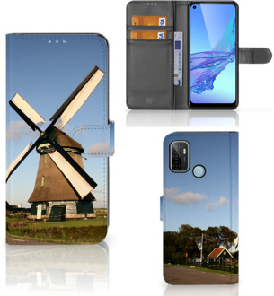 B2Ctelecom GSM Hoesje OPPO A53 | OPPO A53s Mobiel Bookcase Molen