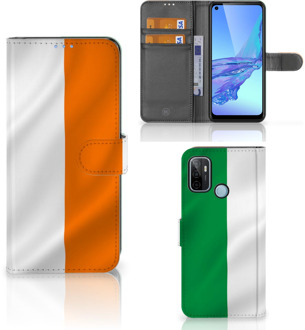 B2Ctelecom GSM Hoesje OPPO A53 | OPPO A53s Telefoonhoesje met Pasjeshouder Ierland