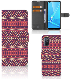 B2Ctelecom GSM Hoesje OPPO A72 | OPPO A52 Bookcase Aztec Purple