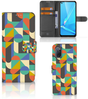 B2Ctelecom GSM Hoesje OPPO A72 | OPPO A52 Bookcase Funky Retro