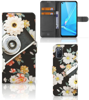 B2Ctelecom GSM Hoesje OPPO A72 | OPPO A52 Bookcover Vintage Camera