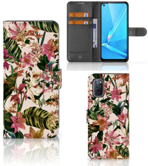 B2Ctelecom GSM Hoesje OPPO A72 | OPPO A52 Fotohoesje ontwerpen Flowers