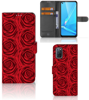 B2Ctelecom GSM Hoesje OPPO A72 | OPPO A52 Mobiel Bookcase Red Roses