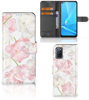 B2Ctelecom GSM Hoesje OPPO A72 | OPPO A52 Wallet Book Case Cadeau voor Mama Lovely Flowers