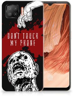 B2Ctelecom GSM Hoesje OPPO A73 4G Back Case TPU Siliconen Hoesje Zombie Blood