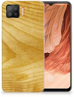 B2Ctelecom GSM Hoesje OPPO A73 4G Cover Case Licht Hout