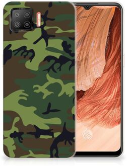 B2Ctelecom GSM Hoesje OPPO A73 4G Smartphonehoesje Camouflage