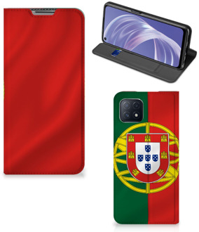 B2Ctelecom GSM Hoesje OPPO A73 5G Bookcase Portugese Vlag