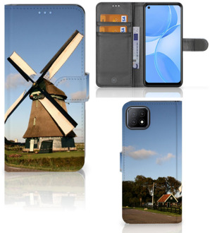 B2Ctelecom GSM Hoesje OPPO A73 5G Mobiel Bookcase Molen