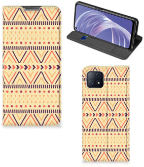 B2Ctelecom GSM Hoesje OPPO A73 5G Wallet Bookcase Aztec Yellow