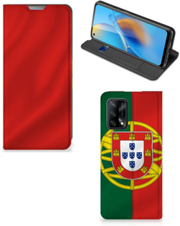 B2Ctelecom GSM Hoesje OPPO A74 4G Bookcase Portugese Vlag