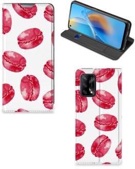 B2Ctelecom GSM Hoesje OPPO A74 4G Fotohoesje ontwerpen Pink Macarons