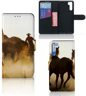 B2Ctelecom GSM Hoesje OPPO A91 | Reno3 Bookcase Cowboy