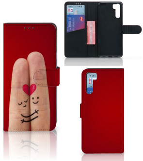 B2Ctelecom GSM Hoesje OPPO A91 | Reno3 Wallet Book Case Cadeau voor Vrouw Liefde