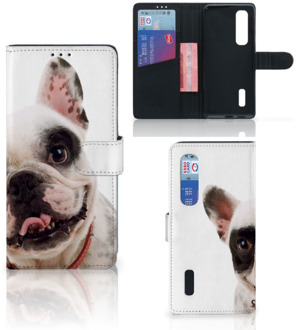 B2Ctelecom GSM Hoesje OPPO Find X2 Pro Bookstyle Case Franse Bulldog