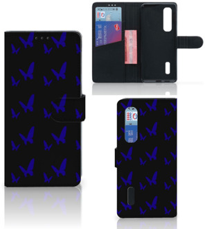 B2Ctelecom GSM Hoesje OPPO Find X2 Pro Flipcase Vlinder Patroon