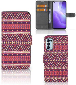 B2Ctelecom GSM Hoesje OPPO Find X3 Lite Bookcase Aztec Purple