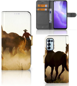 B2Ctelecom GSM Hoesje OPPO Find X3 Lite Bookcase Cowboy