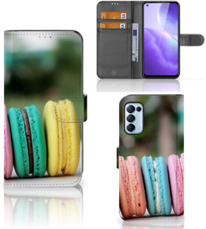 B2Ctelecom GSM Hoesje OPPO Find X3 Lite Flipcover Maken Macarons