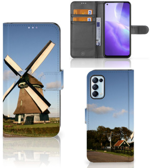 B2Ctelecom GSM Hoesje OPPO Find X3 Lite Mobiel Bookcase Molen