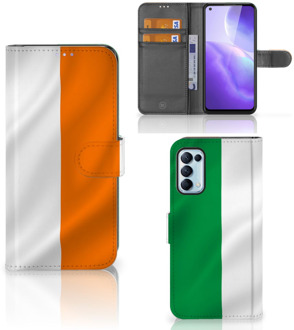 B2Ctelecom GSM Hoesje OPPO Find X3 Lite Telefoonhoesje met Pasjeshouder Ierland