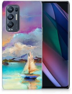 B2Ctelecom GSM Hoesje OPPO Find X3 Neo Back Case TPU Siliconen Hoesje Boot