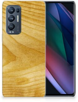 B2Ctelecom GSM Hoesje OPPO Find X3 Neo Cover Case Licht Hout