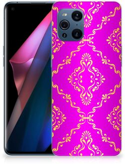 B2Ctelecom GSM Hoesje OPPO Find X3 | X3 Pro Beschermhoesje Barok Roze