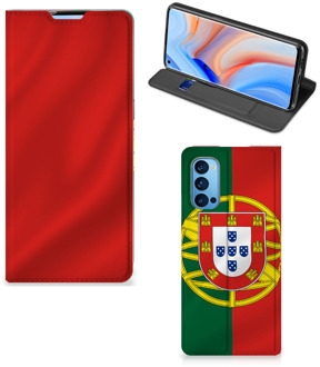 B2Ctelecom GSM Hoesje OPPO Reno4 Pro 5G Bookcase Portugese Vlag