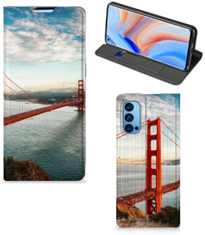 B2Ctelecom GSM Hoesje OPPO Reno4 Pro 5G Smartphonehoesje met naam San Francisco