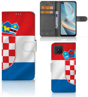 B2Ctelecom GSM Hoesje OPPO Reno4 Z Leuk Case Kroatië