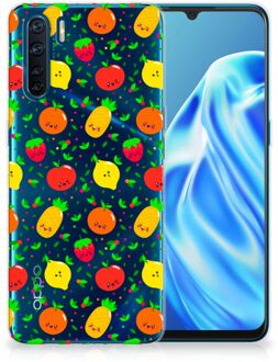 B2Ctelecom GSM Hoesje OPPP A91 TPU Bumper Doorzichtig Fruits