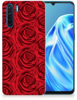 B2Ctelecom GSM Hoesje OPPP A91 TPU Bumper Red Roses