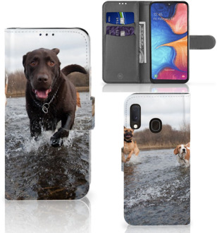 B2Ctelecom GSM Hoesje Samsung A20e Honden Labrador