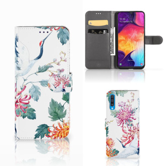 B2Ctelecom GSM Hoesje Samsung A50s Bird Flowers