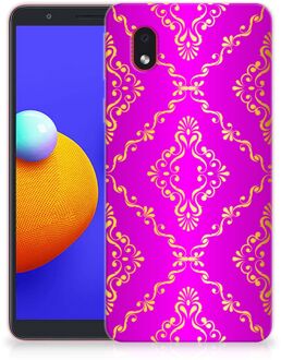 B2Ctelecom GSM Hoesje Samsung Galaxy A01 Core Beschermhoesje Barok Roze