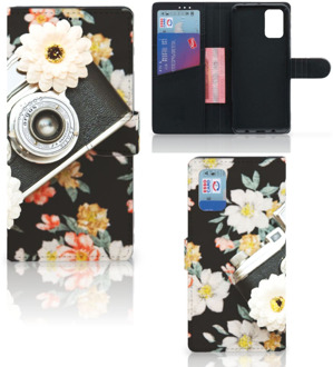 B2Ctelecom GSM Hoesje Samsung Galaxy A02s Flip Cover Samsung M02s Bookcover Vintage Camera