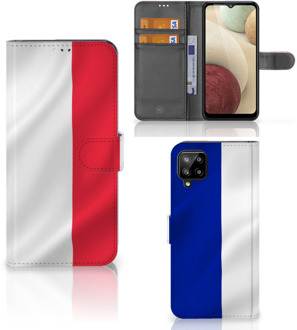 B2Ctelecom GSM Hoesje Samsung Galaxy A12 Bookcase Frankrijk